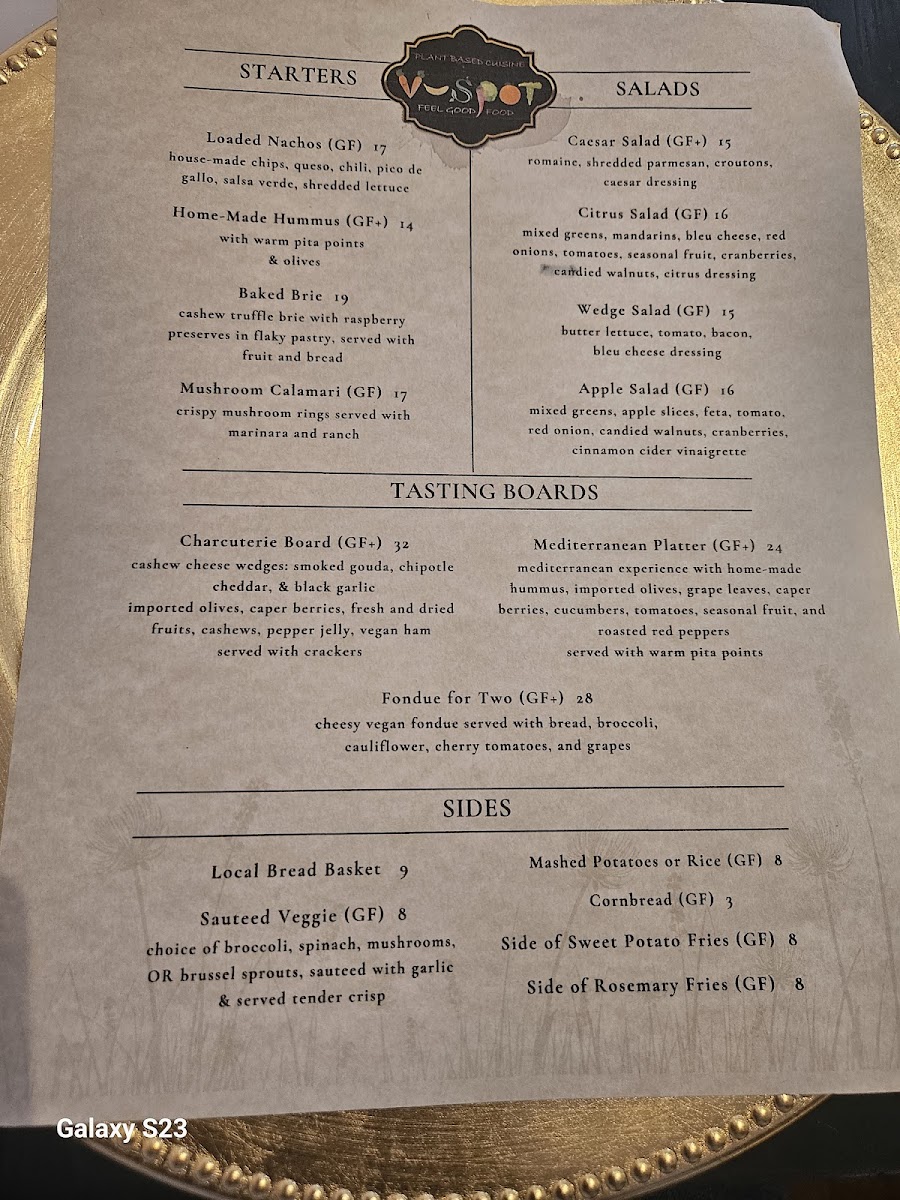 Menu V-Spot Food Vegan Restaurant-10